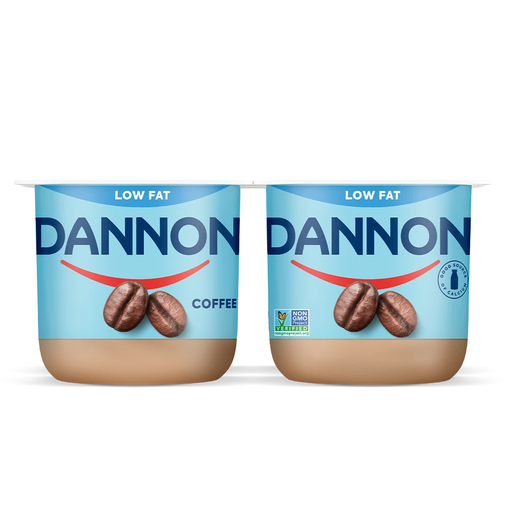 Coffee Low fat Yogurt Dannon Yogurt
