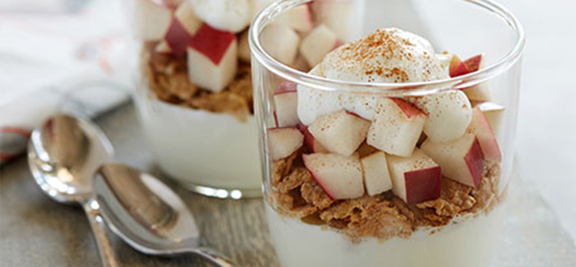 Apple Yogurt Parfait Yogurt Recipe Dannon Yogurt