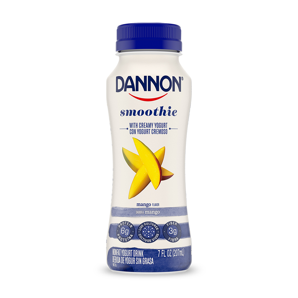 Dannon Mango Nonfat Yogurt Smoothie Drink