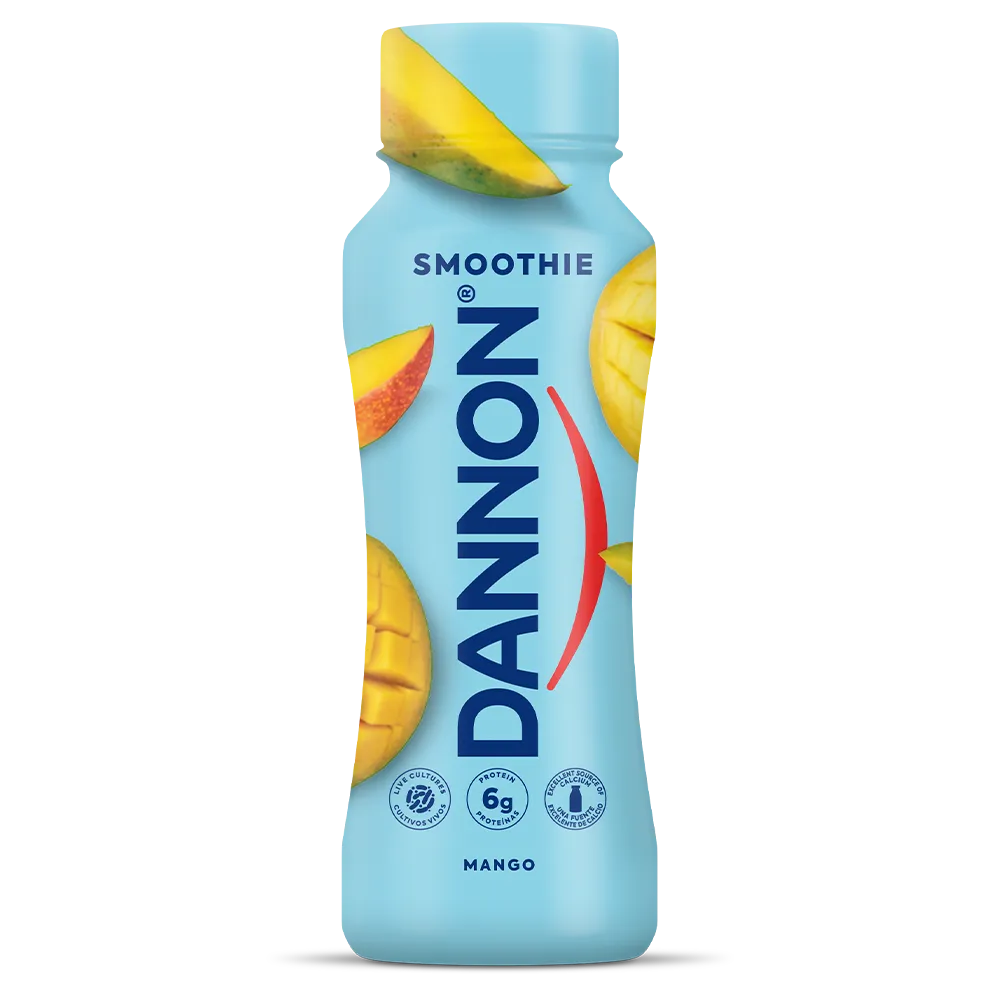 Mango Smoothie Yogurt Drink Dannon Yogurt