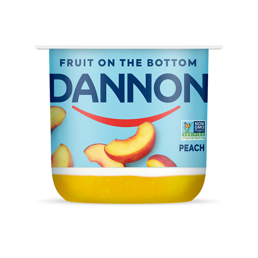 Dannon Peach Fruit on the Bottom Yogurt
