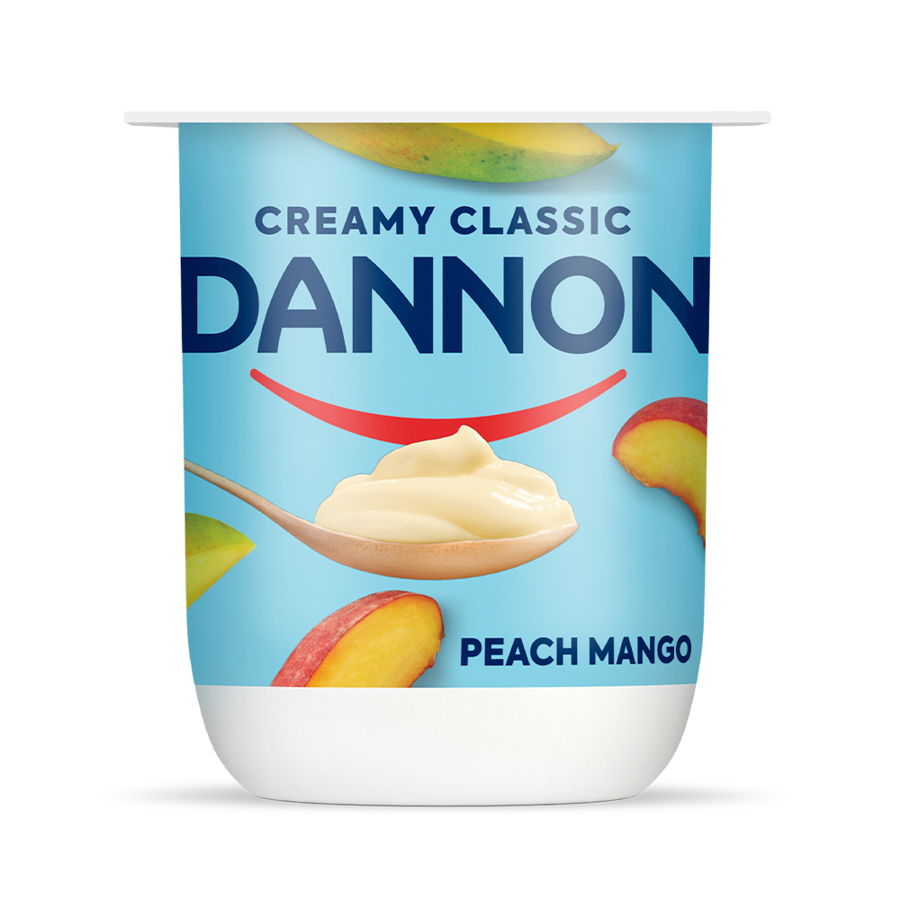 Dannon Peach Mango Creamy Classic Yogurt