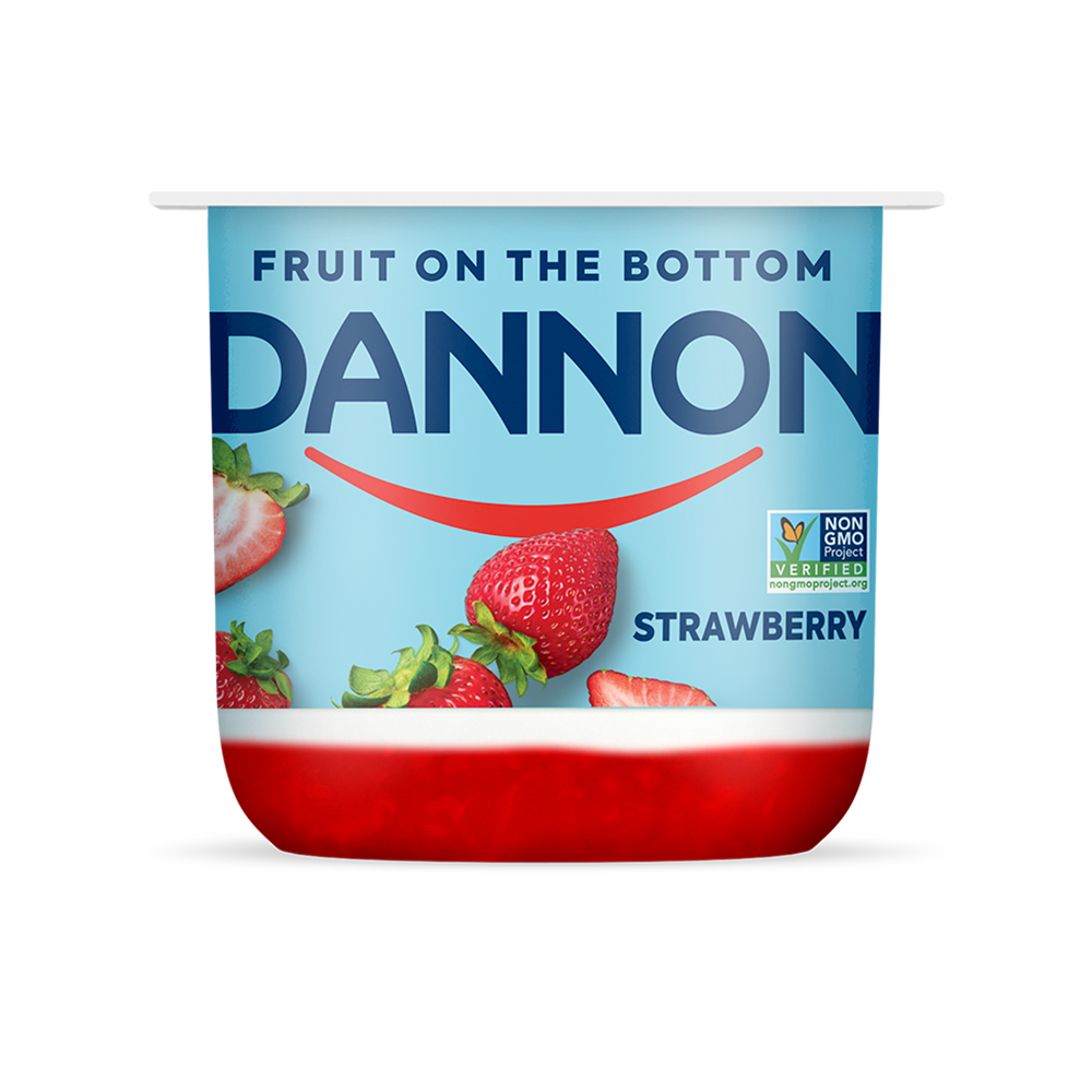 Dannon Strawberry Fruit on the Bottom Yogurt