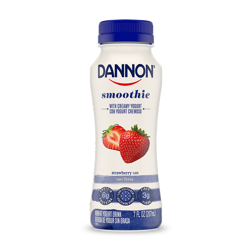 Dannon Strawberry Nonfat Yogurt Smoothie Drink