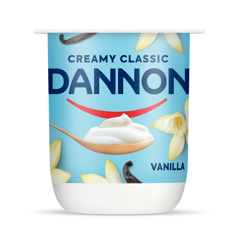 Creamy Classic Vanilla Yogurt Dannon Yogurt