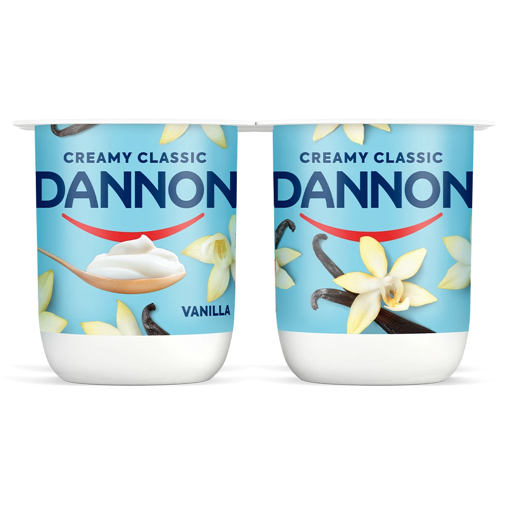 Creamy Classic Vanilla Yogurt Dannon Yogurt