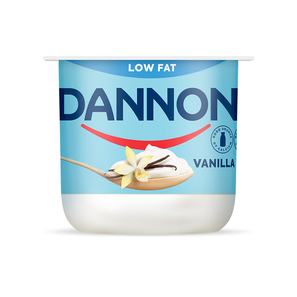 Dannon Vanilla Low Fat Yogurt 5.3oz 