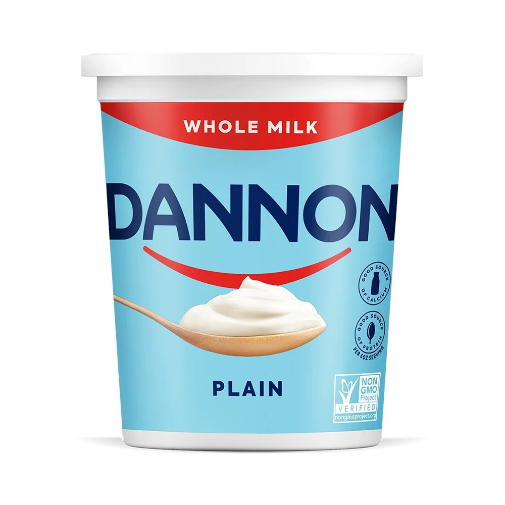 Dannon Whole Milk Yogurt | All Natural, Full Fat Yogurt