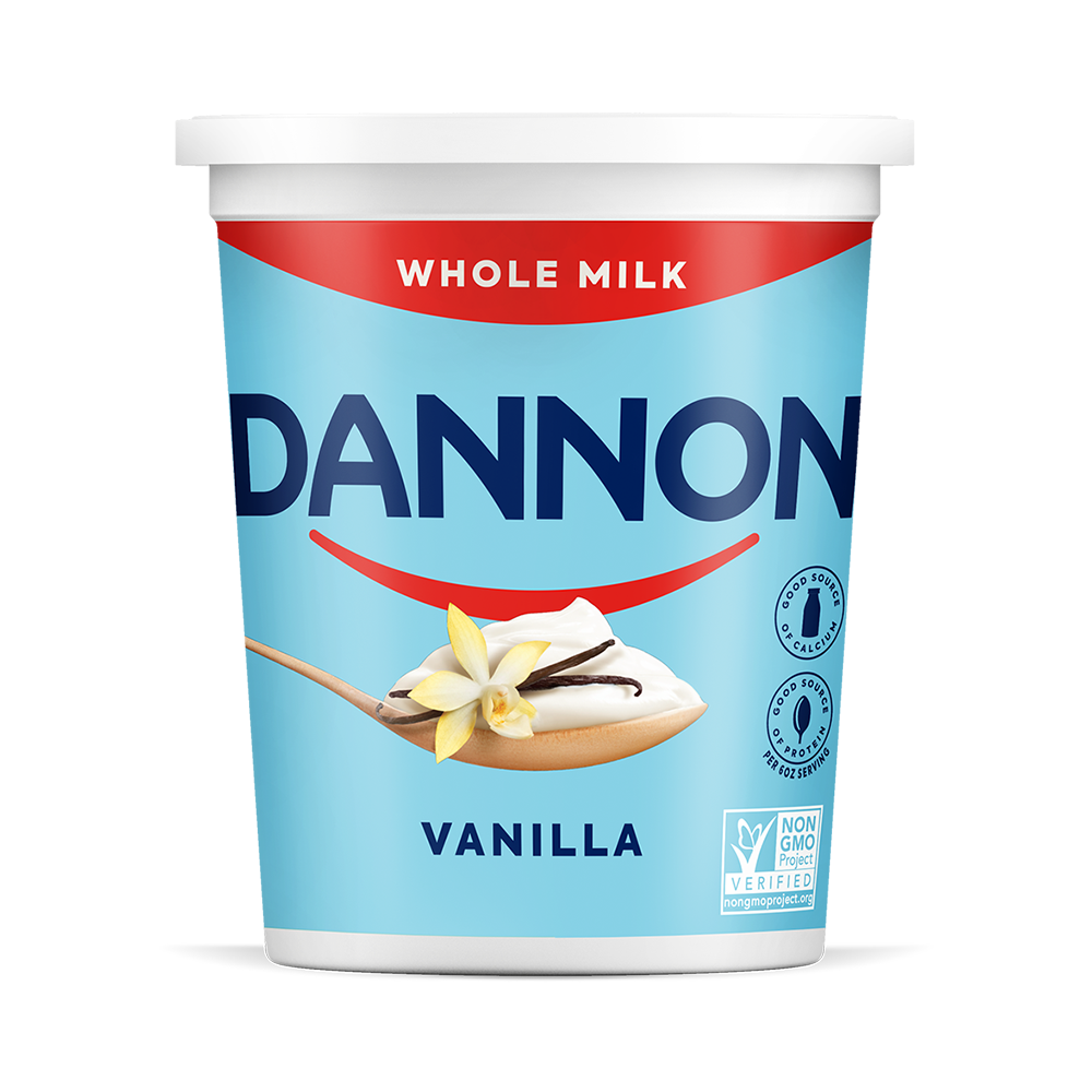 Dannon vanilla whole milk yogurt 32oz 