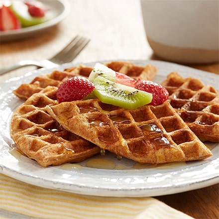 Honey Cinnamon Waffles Dannon Yogurt Recipe