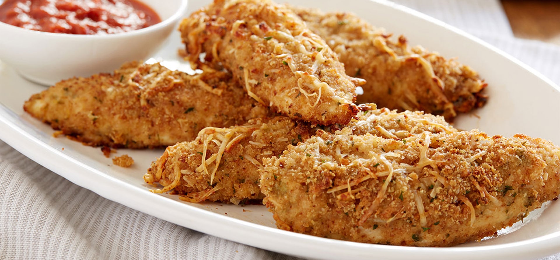 Parmesan Baked Chicken Tenders Dannon Yogurt Recipe